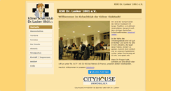 Desktop Screenshot of lasker-koeln.de